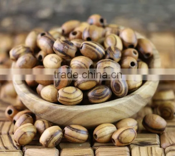 Olive Wood Oval Beads for Rosaries & Jewelry photo-4