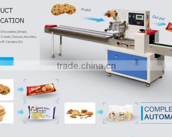 Automatic Biscuit/chocolate/cookies/bread Flow Packing Machine photo-6