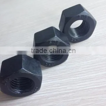 High Quality 2h Heavy Hex Nut Black Finish photo-5