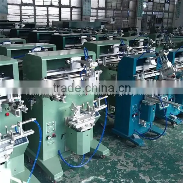 TM-400E 125MM Pneumatic Cylinder Pail Screen Printing Machine for Lids photo-2