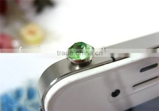 Luxurious Design Diamond Dust Plug for 3.5mm Earphone Dust Plug photo-3