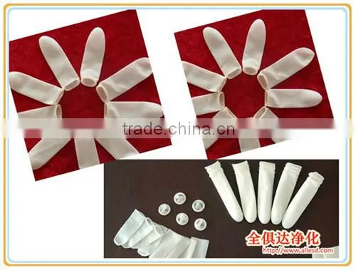Clear Cleanroom Antistatic Thick 100% Latex Finger Cot photo-6