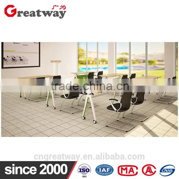 Folding Conference Table for Bosses and Staffs Meeting Table Office Desk (QM-21) photo-2
