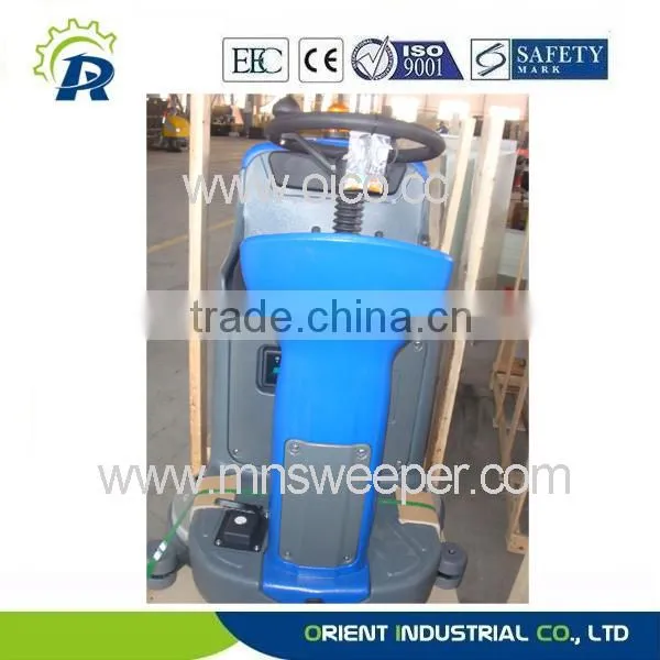 Germany Technology Professional Waiting Lounge Outdoor Ride on Washer Commercial Floor Scrubbers Machine With Lead Acid Battery photo-3