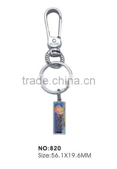 Fashional Keychain With Printing Plastic Card