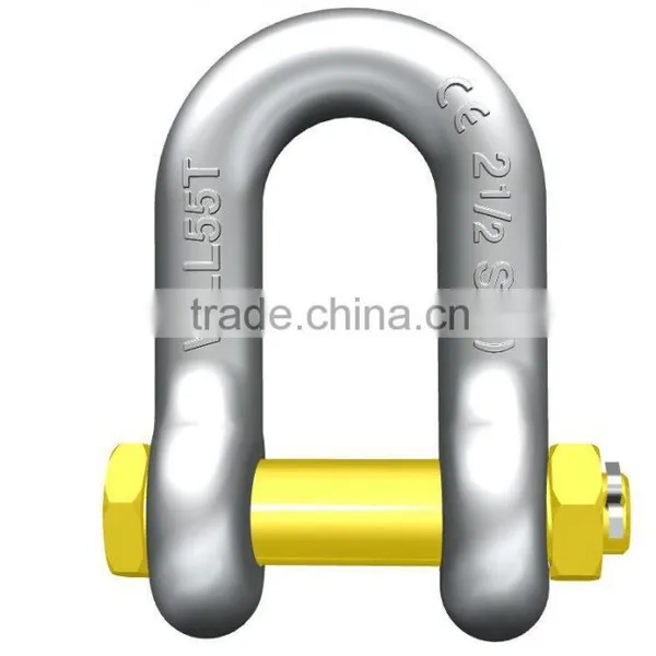 Drop Forged Hardware Tempered Alloy Steel/carbon Steel Lifting Hoist DX Shape High Strength Shackle(alloy Steel) photo-6