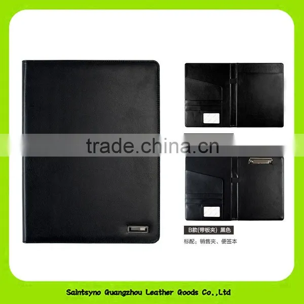 16038 New Arrival A4 Conference Folder Business Faux Leather Document Case photo-5