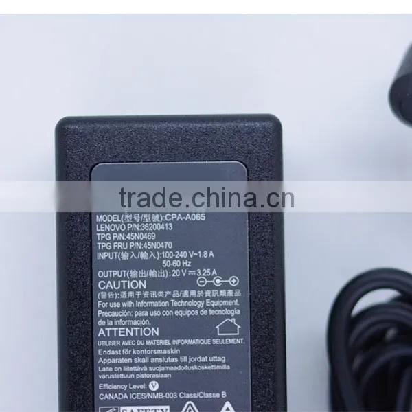 New Original Genuine OEM 65W 20V AC Adapter for Lenovo IdeaPad CPA-A065,36001943 photo-3