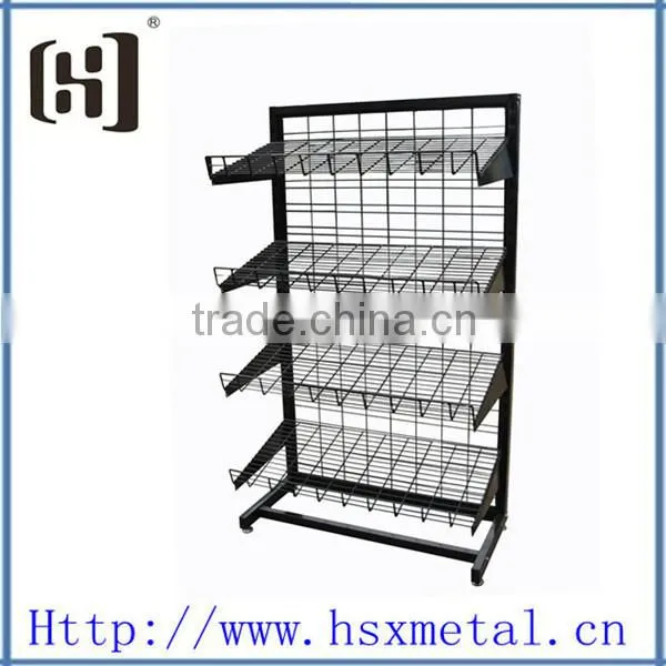 Metal Floor Bread Stand Display /wall Rack HSX-S249 photo-5