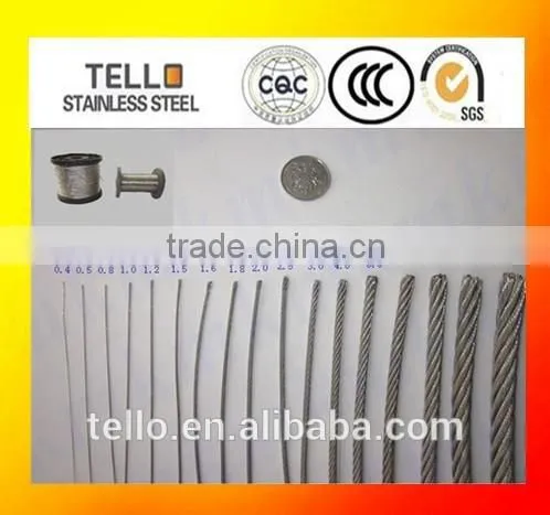 7x19 ,304 Stainless Steel Wire Rope