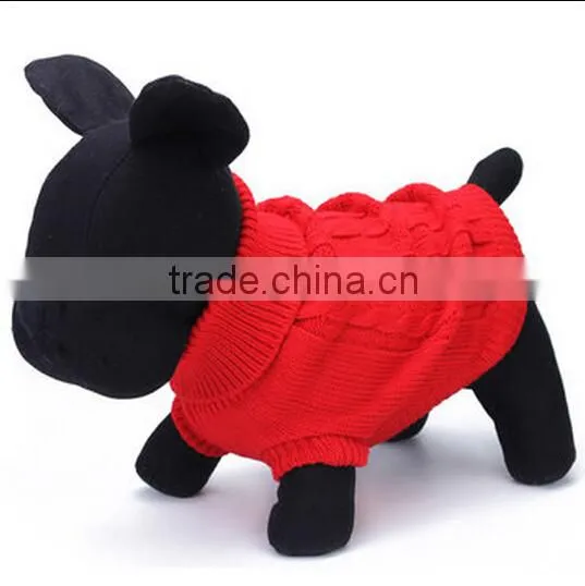High Quality Dog Coat Sweater / Pet Dog Cat Warm Sweater / Pet Knit Coat photo-5