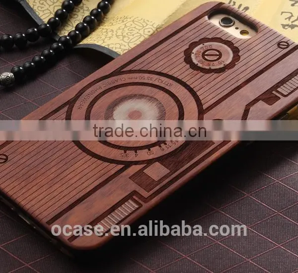 2016 Custom Engrave With Bumper Wooden Case for Iphone 5 5s. photo-2