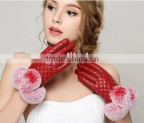 Faux Fur Women Gloves Various Colors Fur Women Gloves photo-3