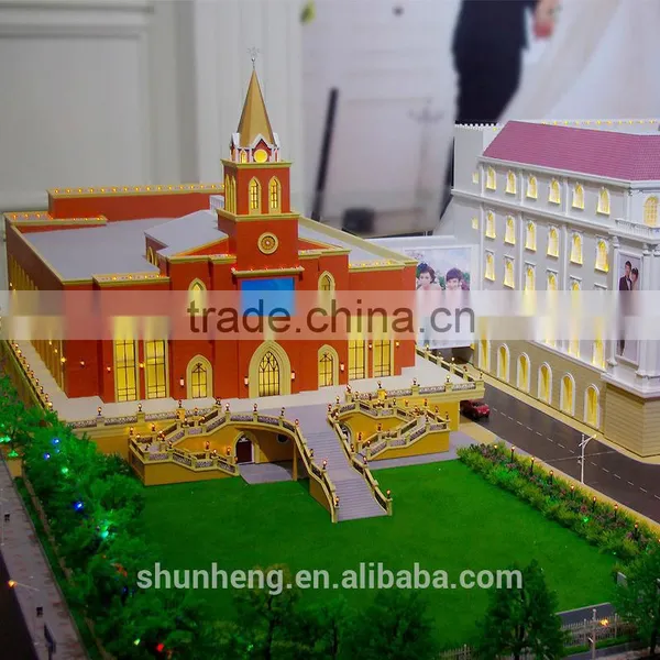 3D Miniature Architectural Models of Shanghai Wedding Centre by China Supplier photo-4