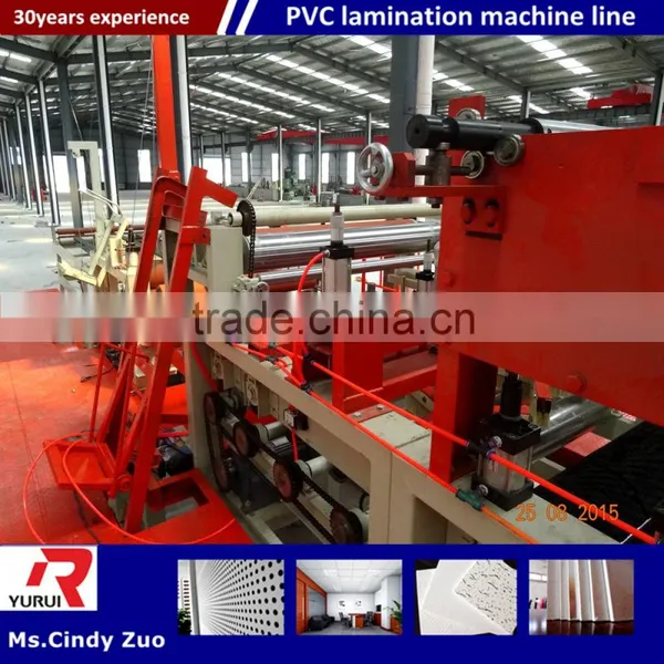 Gypsum Ceiling Board With ce and Iso/pvc Laminated Gypsum Tiles Production Line photo-3