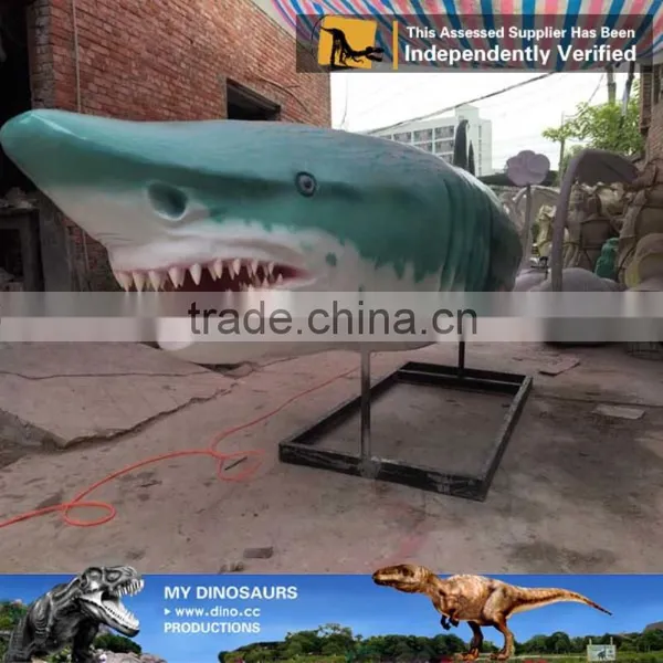 My Dino-C028 Amusement Park Fiberglass Sea Animal Shark Sculpture Model photo-4