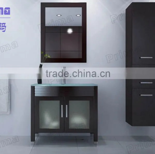 Modular Melamine Wall Mounted Bathroom Mirror Cabinet India photo-2