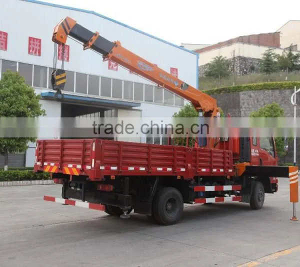 5 Ton Truck Mounted Crane SQ5S3 High Quality 125Kn.m at 2.5 m Crane Truck on Sale Truck Crane photo-2