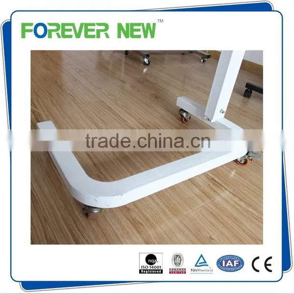 YXZ-021 Moveable Hospital Over Bed Table Patient Bedside Trolley Dining Table photo-4