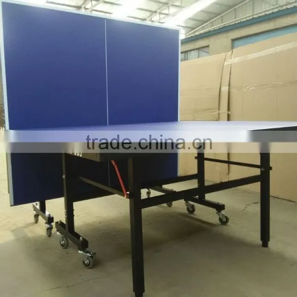 Outdoor Cheap Hot Selling Aluminium Tennis Table for Easy Folding Bule Top Table photo-2