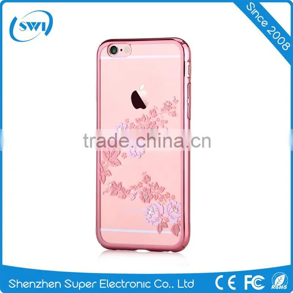 Luxury Mobile Phone Accessories Vouni Crystal PC Case for IPhone 6/6s Back Cover Shell photo-3