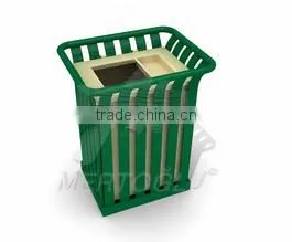 Metal Outdoor Litter Bin Mbk-117c