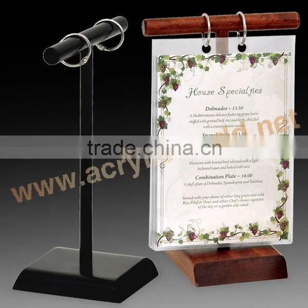 Wooden Clipboard Menu Holders/wooden Menu Holder With Chalkboard/chalkboard Menu Board photo-4