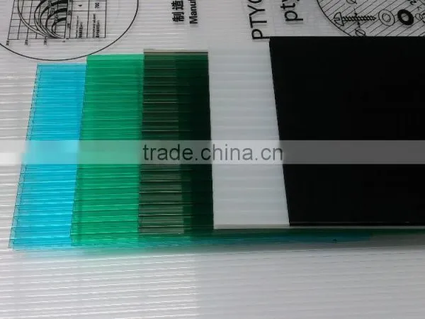 PC Sunshine Polycarbonate Sheets ,pc Sunlight Board SGS Approved High Quality Polycarbonate Panel 8mm Clear photo-2