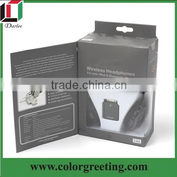 Newest Blister Window Earphone Box Bluetooth Headphone Packaging Box With Magnet Closure photo-4