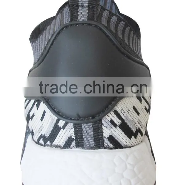 Latest Design Popular Black Flyknit Upper Running Shoes photo-3