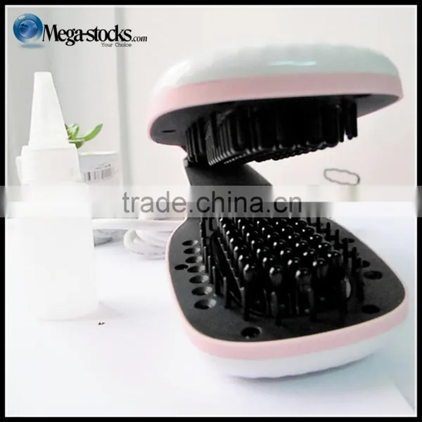 Electric Smart Steam Automatic LCD Temperature Control Brush Hair Straightener photo-5