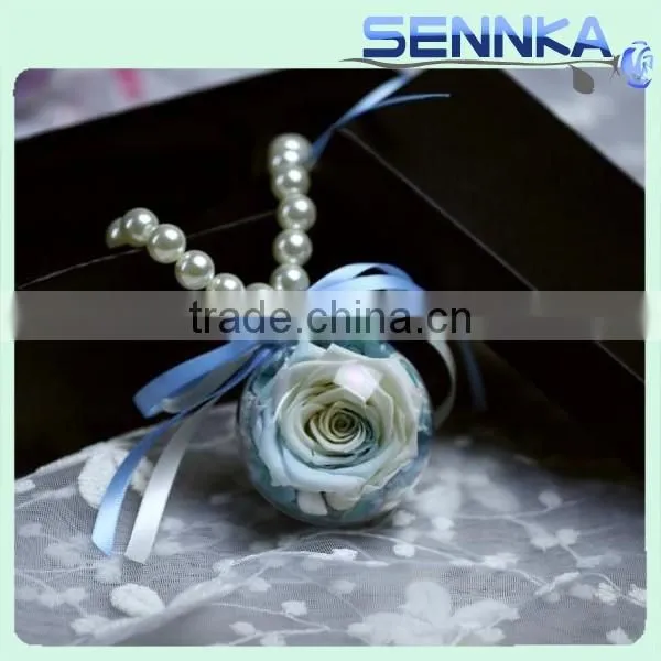 Luxury Handcraft Rose Car Hangings Preserved Fresh Rose photo-6