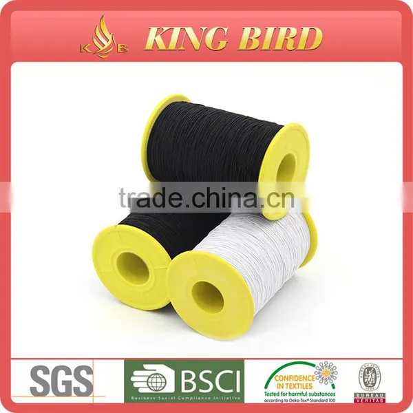 popular Rubber elastic thread yarn invisible elastic thread natural latex rubber thread
