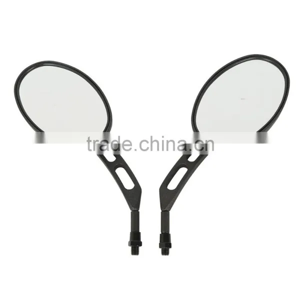 Universal Motorcycle 10mm Oval View Mirror For Honda Yamaha KTM Kawasaki Suzuki photo-2