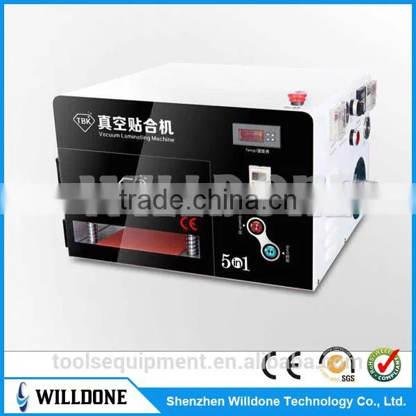 5 In 1 Vacuum OCA Laminating Machine For Broken Mobilephone Lcd Repair Lamination With Air Compressor Machine Inside photo-2