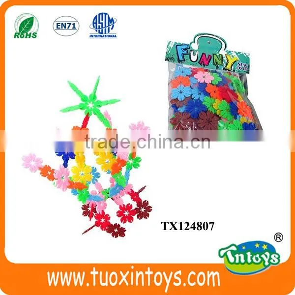 Recycled Plastic Snowflake Toys Building Blocks photo-5