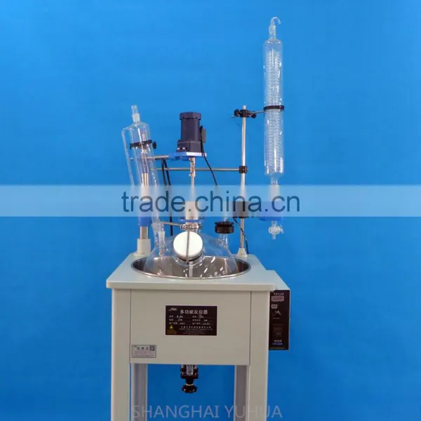 100L Chemical Single Layer Glass Photo Reactor photo-2