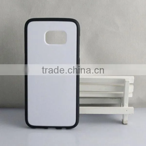 Matte TPU+PC Bottom Creative Blank Phone Case for Samsung s7 Edge photo-3