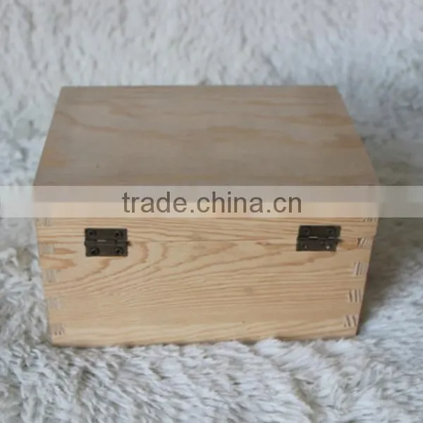 Pine Wooden Jewellery Box Accept Custom Densing Size Logo photo-3