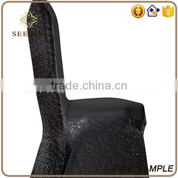 Hot Sale Spandex Sequin Chair Cover photo-4