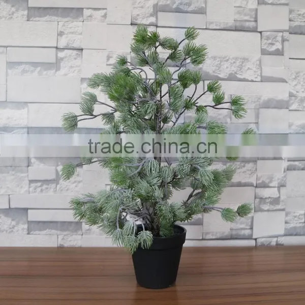 Plastic Mini Podocarpus Tree Bonsai photo-2