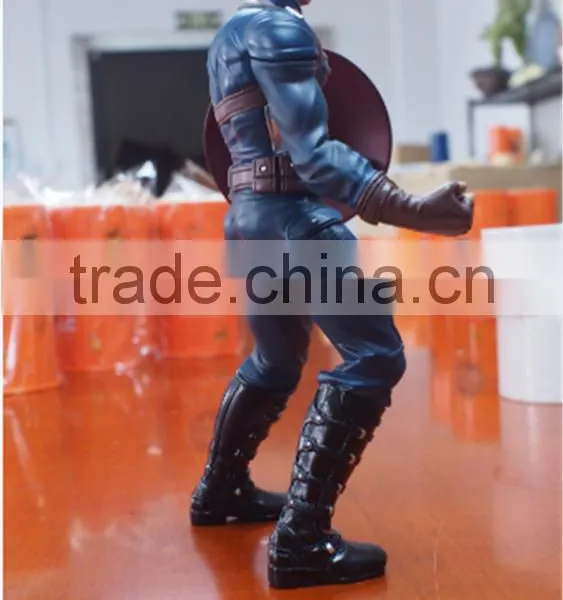 High Quality Hot Sale Resin Anime Character Captain America Statue for Collection photo-4