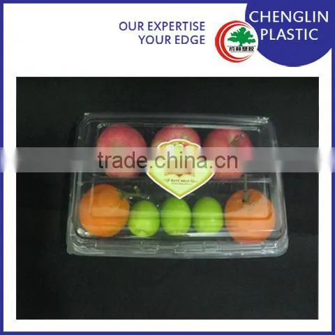 Cheap Transparent Clear Fruit Plastic Tray With PVC, PET,PS, FREE MOULD photo-2