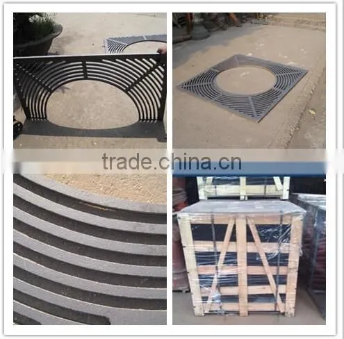 Corrosion Resistant Square Cast Iron Tree Grating photo-5