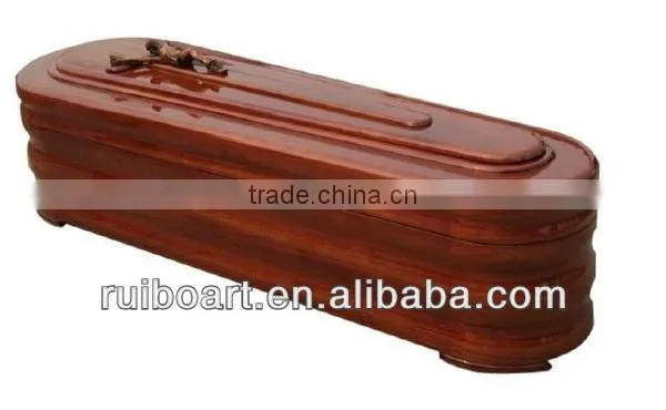 Spain Style Antique Cheap Wooden Coffin photo-3