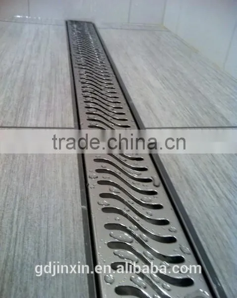 Long Square Stainless Steel Shower Floor Drain photo-6