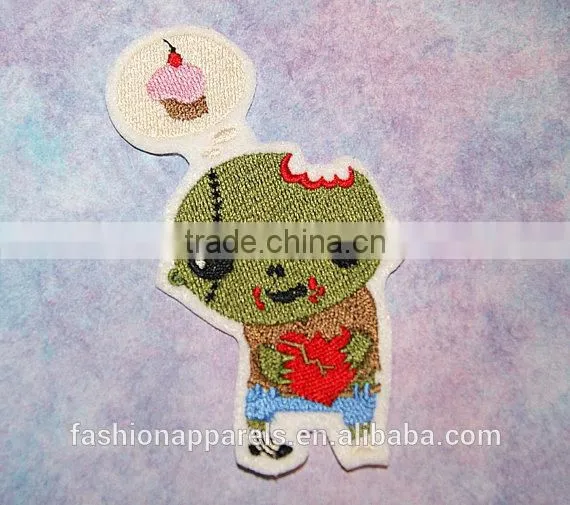 Custom High Quality Embroidered Small Patch for Clothes Embroidery Patch Made in China Choose Size/color photo-3