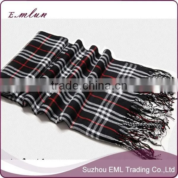 British Style Cashmere Blend Scarf Wholesale photo-3