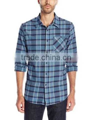 Cheap Wholesale no Brand Mens Custom Flannel Shirt photo-3
