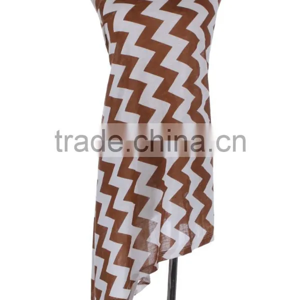 Jersey Chevron Enternity Nursing Cover Scarf photo-5